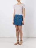 pleated sleeve T-shirt