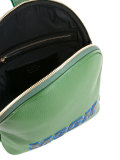 logo print backpack