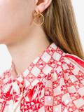 'Norma' medium hoop earring