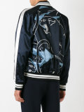 lion print bomber jacket