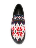 intarsia slip on sneakers