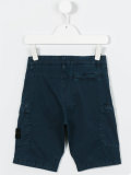over-dyed cargo shorts