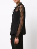 lace panel blouse 