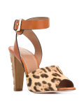 animal print sandals