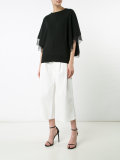 lace trim jumper 