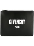 logo print pouch