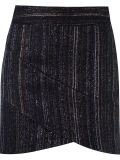 waistband stripped skort
