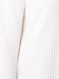V-neck ribbed detailing jumper