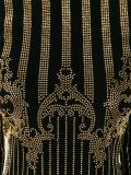 studded baroque midi dress