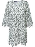 flower motif party dress