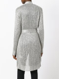 tie-waist knitted jacket