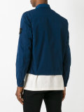 banded collar cropped jacket