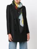 floral photo print scarf