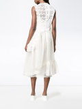 frill floral patchwork dress