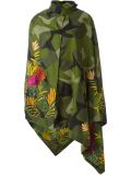 camouflage print cape