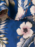 floral ruffle strapless top