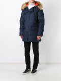 hooded padded coat 