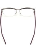 ‘Berlin’ stainless steel cat-eye framed glasses