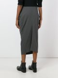pocket detail fitted skirt