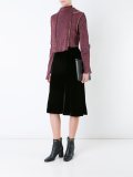 paneled longsleeved crop top