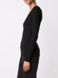 'Satisfaction' V-neck top 