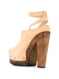 ankle strap mules