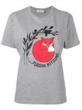 fox print T-shirt