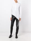 studded lambskin trousers
