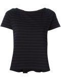 striped grosgrain trim T-shirt