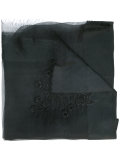 floral embroidered scarf
