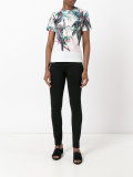bird print T-shirt 
