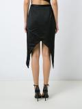 asymmetric midi skirt