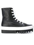 ridged sole platform boots
