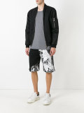 printed track shorts 