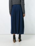 high-waisted buttoned skirt