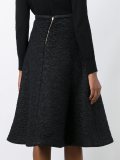 cloqué A-line skirt