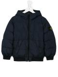 hooded padded jacket