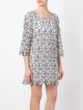 flower motif party dress