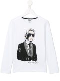 Karl Lagerfeld print top