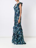 floral print gown