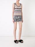 striped knitted tank