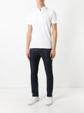 high neck polo shirt