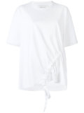 gathered detail T-shirt 