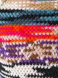 multi-pattern turtleneck sweater