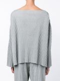Pleated Cotton-Blend Sweater