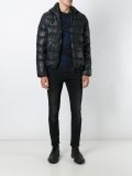 quilted camouflage padded jacket