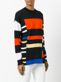 stripe panel jumper