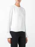 frill sleeve blouse