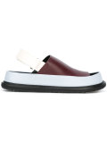 colour block sandals