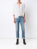 shirred blouse